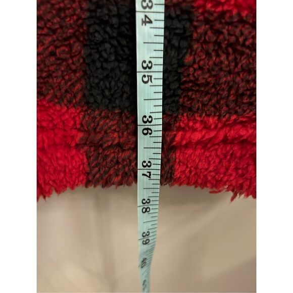 NWT Chubbies The Lumberjack Of All Trades Men's Fleece Romper Red Black Size M - Picture 8 of 13